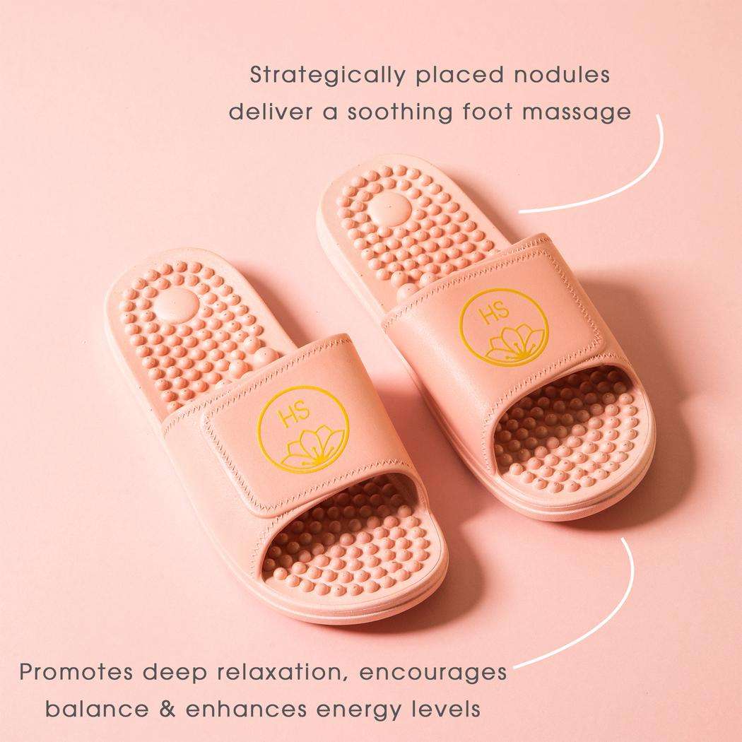 Holistic silk massaging online slippers