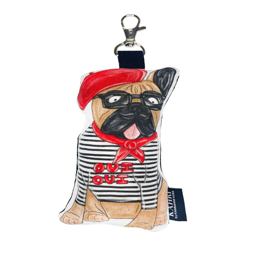 French bulldog hot sale bag charm