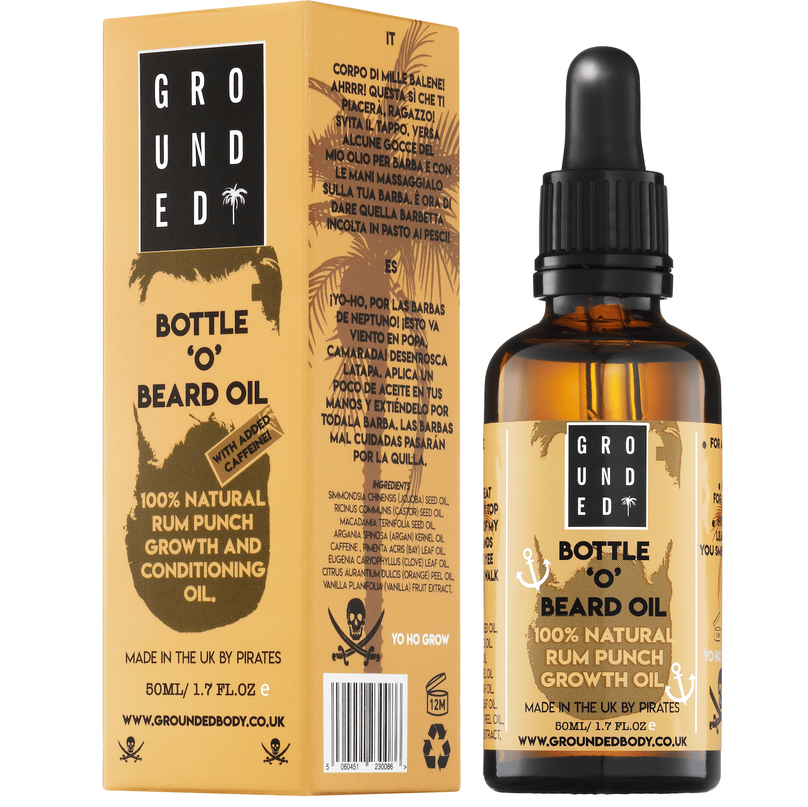 Bottle 'O' Beard Oil Rum Punch Growth Oil wholesale